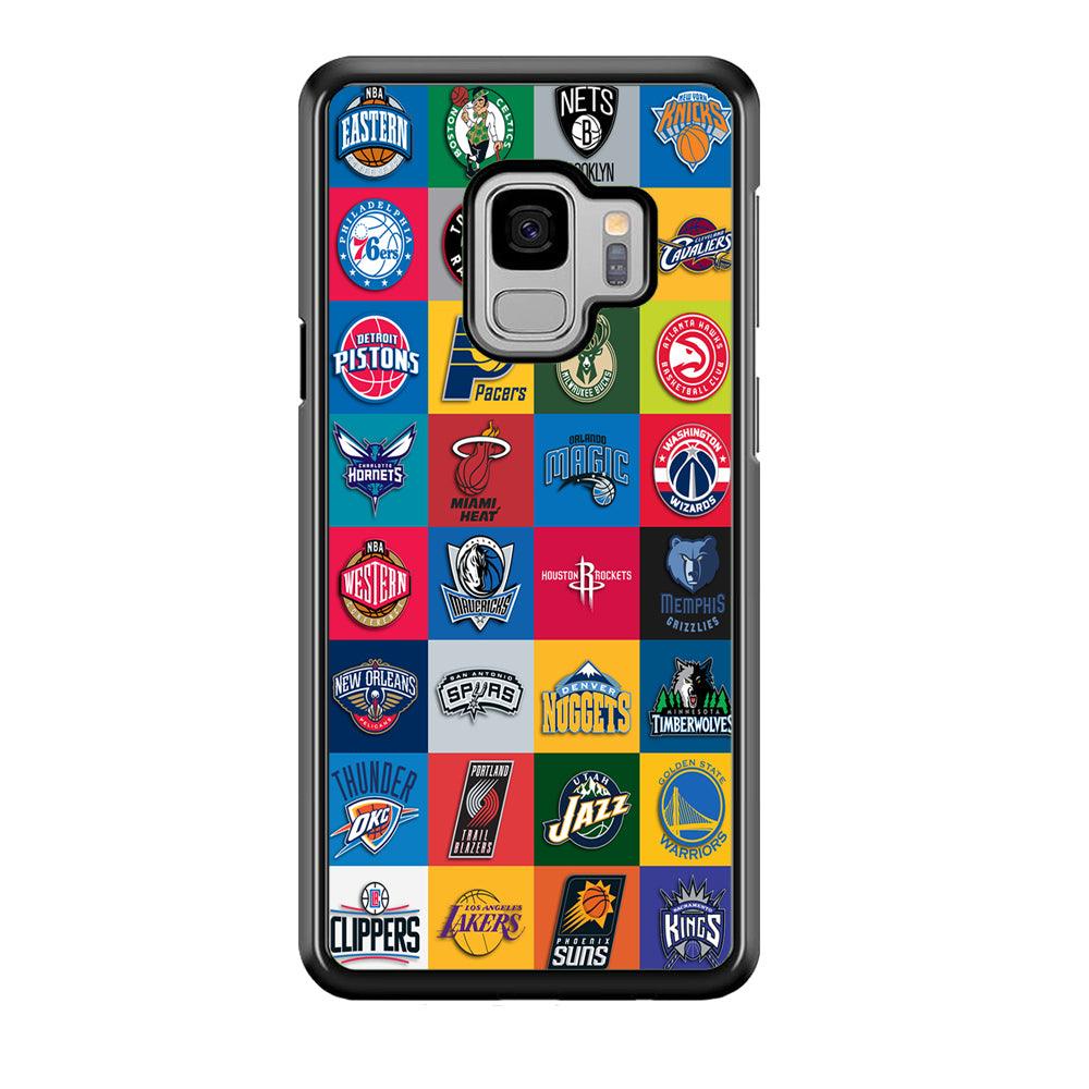 Basketball Teams NBA Samsung Galaxy S9 Case-Plastic / Full Wrap (3D Case)-Xtracase