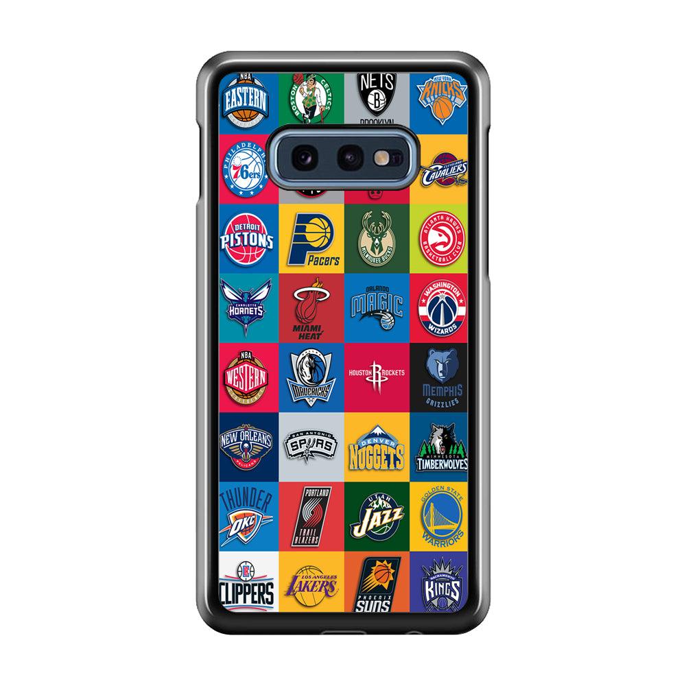 Basketball Teams NBA Samsung Galaxy S10E Case-Plastic / Full Wrap (3D Case)-Xtracase
