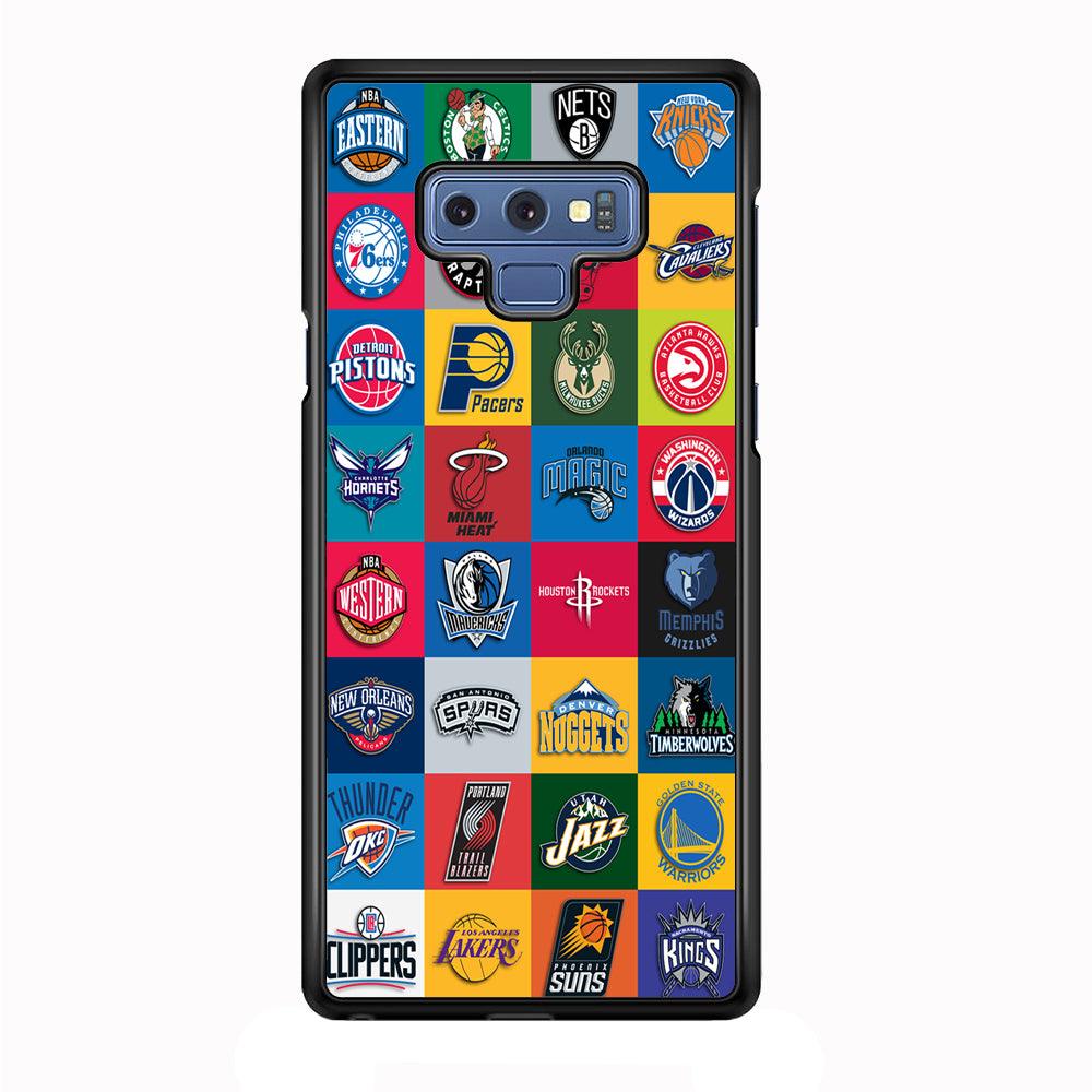 Basketball Teams NBA Samsung Galaxy Note 9 Case-Plastic / Full Wrap (3D Case)-Xtracase