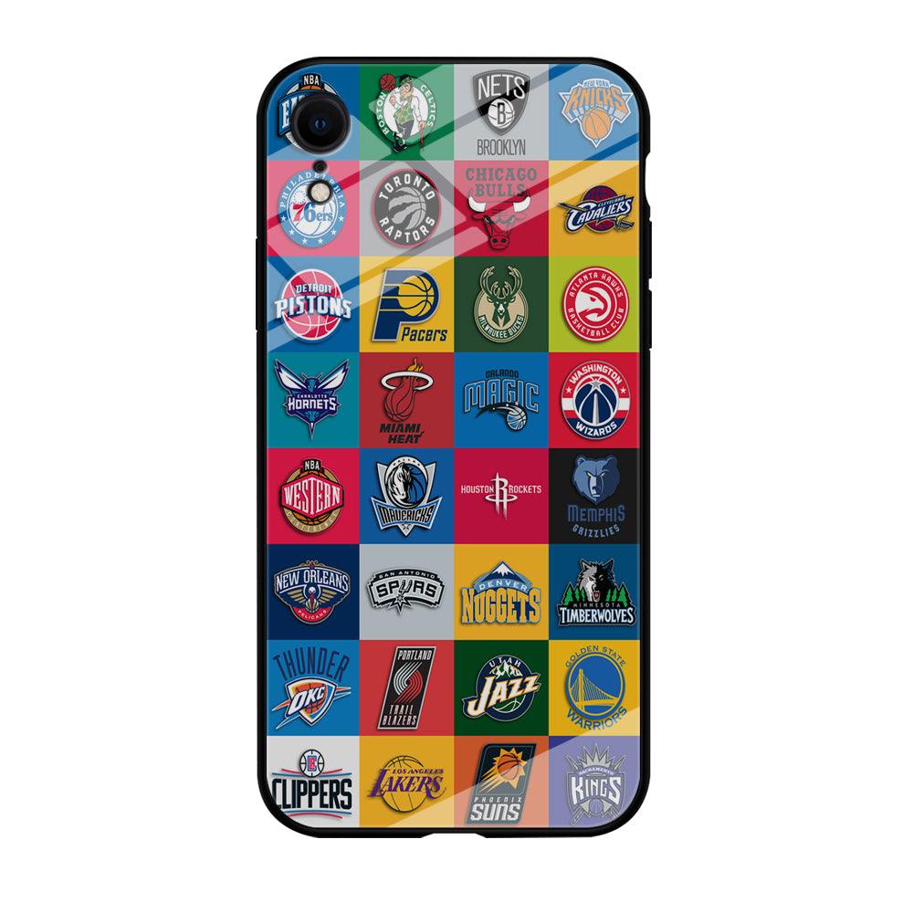 Basketball Teams NBA iPhone XR Case-Tempered Glass Cas-Xtracase