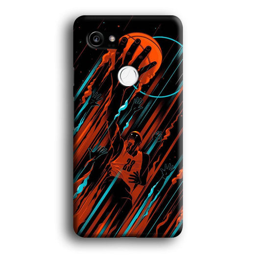 Basketball Art 003 Google Pixel 2 XL 3D Case-Xtracase
