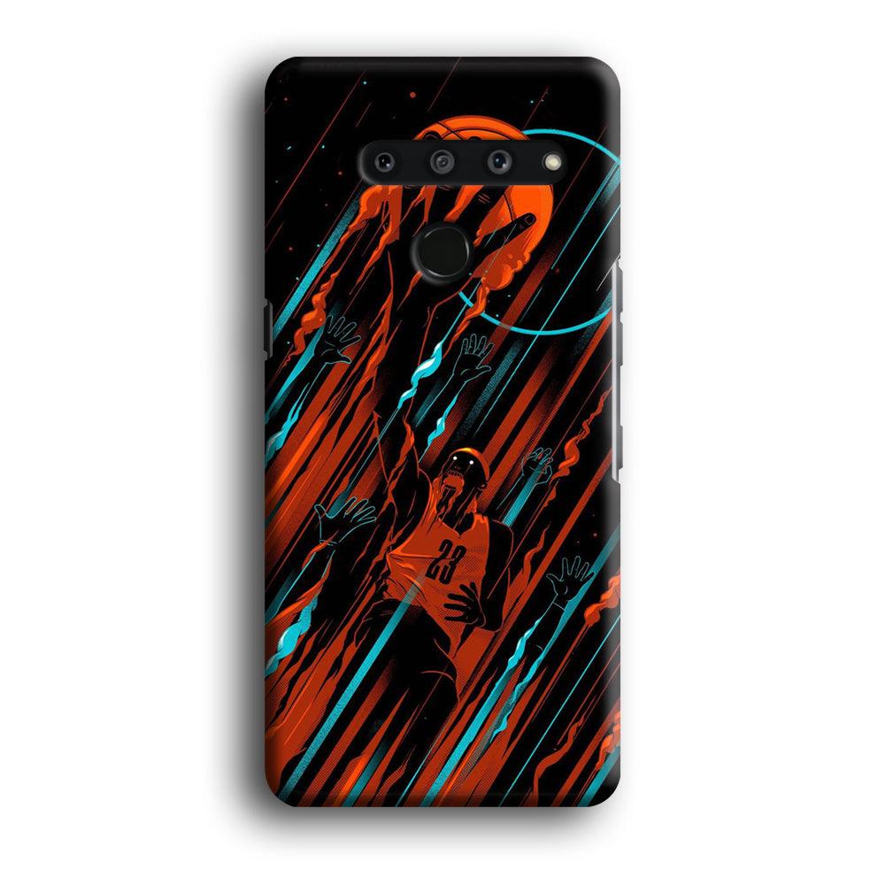 Basketball Art 003 LG V50 3D Case-Xtracase