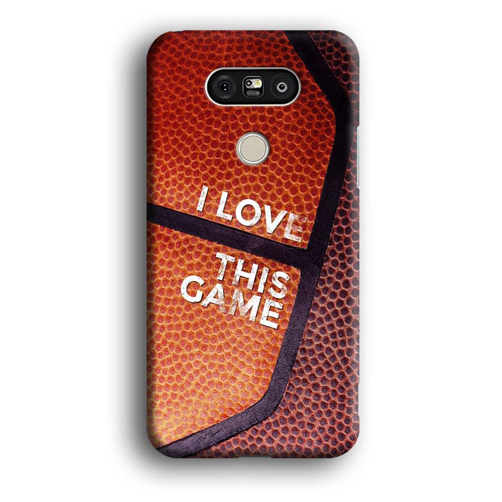 Basketball I Love This Game LG G5 3D Case-Xtracase