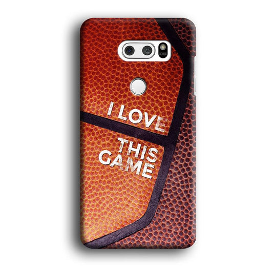 Basketball I Love This Game LG V30 3D Case-Xtracase