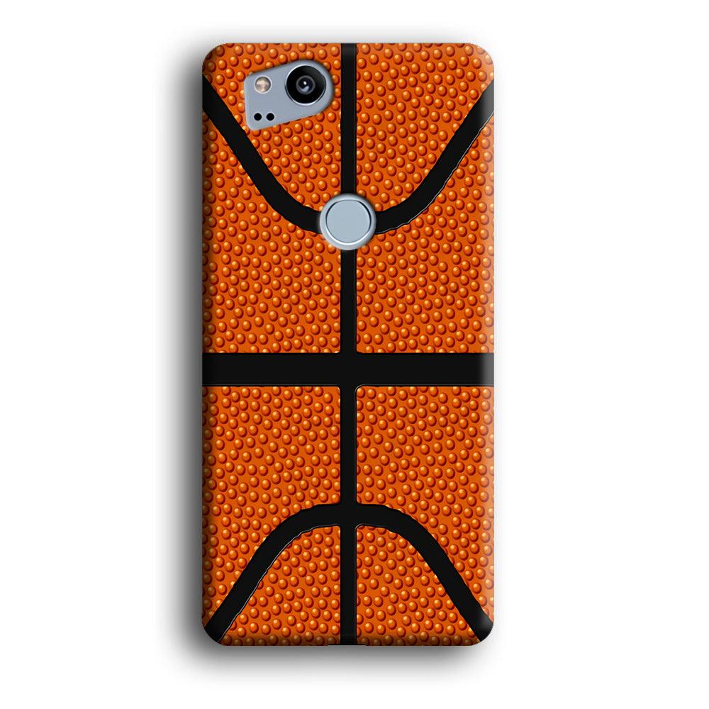 Basketball Pattern Google Pixel 2 3D Case-Xtracase