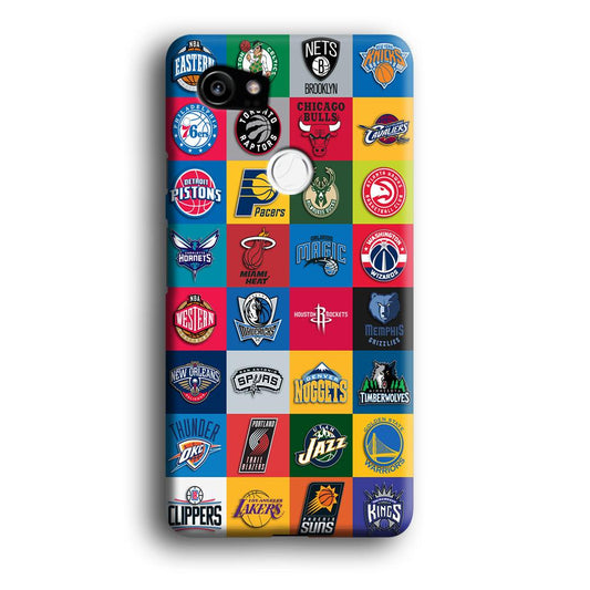 Basketball Teams NBA Google Pixel 2 XL 3D Case-Xtracase