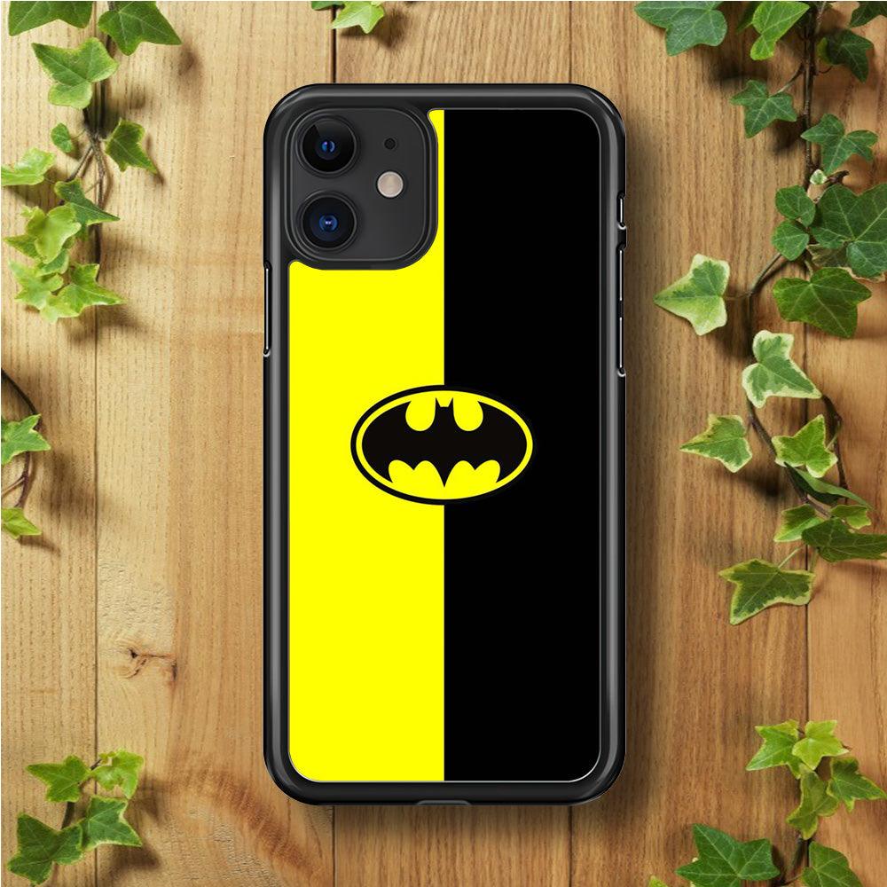 Batman 004 iPhone 11 Case-Rubber / Black (2D Case)-Xtracase