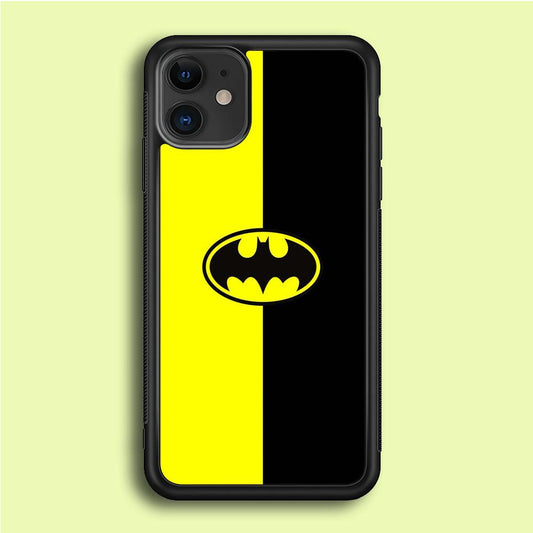 Batman 004 iPhone 12 Case-Rubber / Black (2D Case)-Xtracase