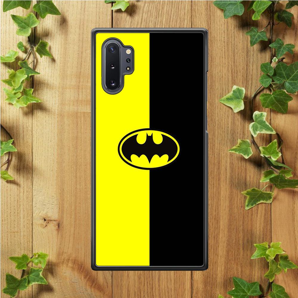 Batman 004 Samsung Galaxy Note 10 Plus Case-Rubber / White (2D Case)-Xtracase