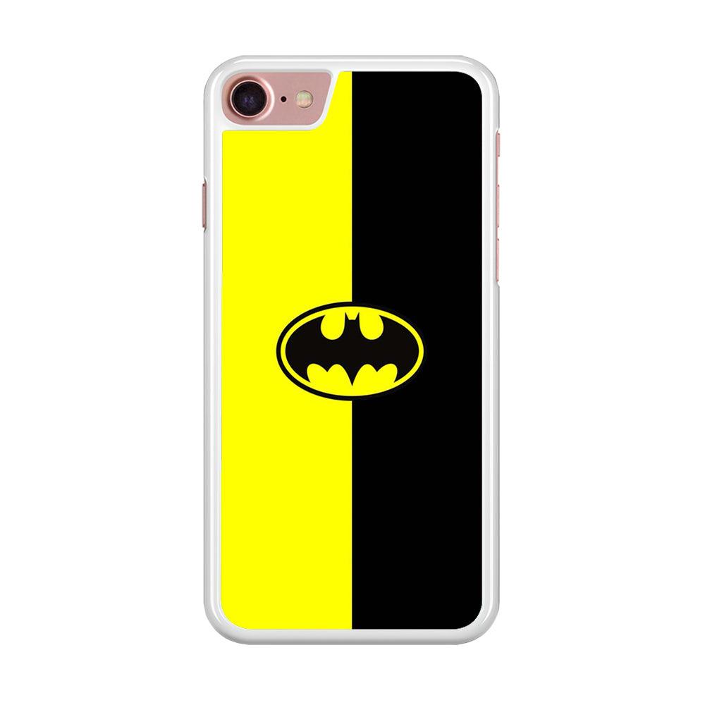 Batman 004 iPhone SE 2020 Case-Rubber / White (2D Case)-Xtracase