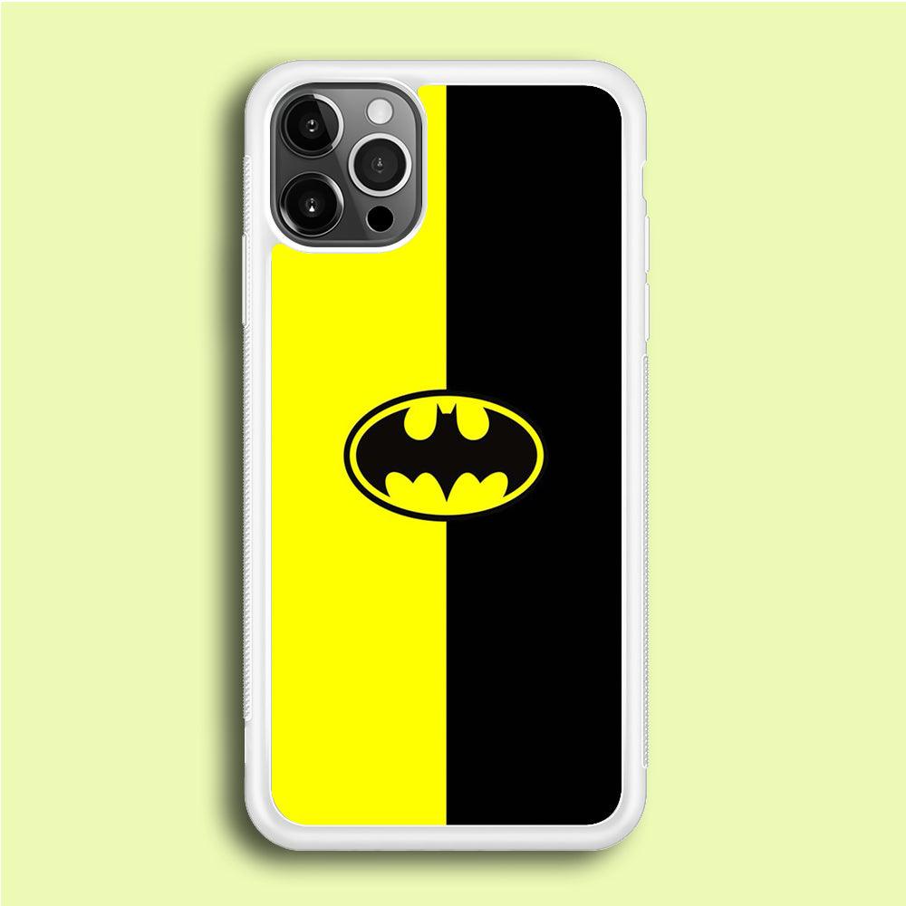 Batman 004 iPhone 12 Pro Case-Rubber / White (2D Case)-Xtracase