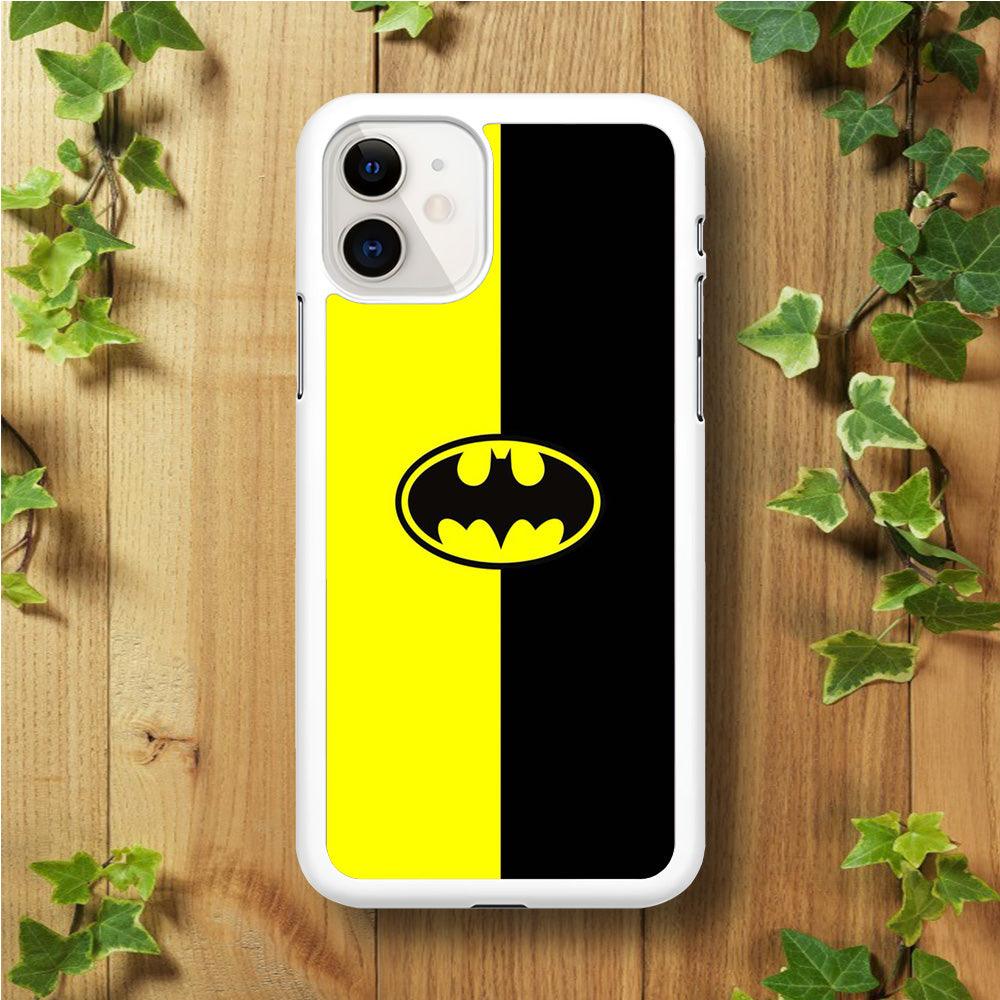 Batman 004 iPhone 11 Case-Rubber / White (2D Case)-Xtracase