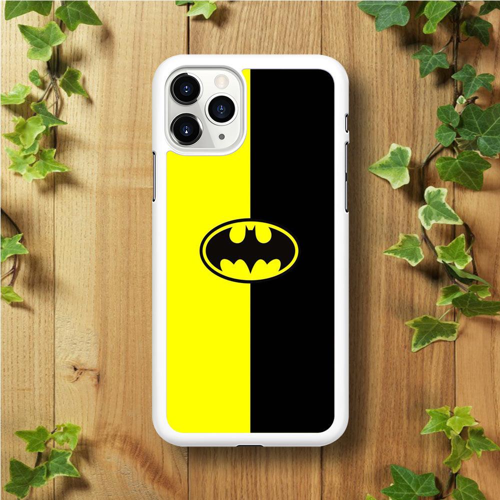 Batman 004 iPhone 11 Pro Max Case-Rubber / White (2D Case)-Xtracase