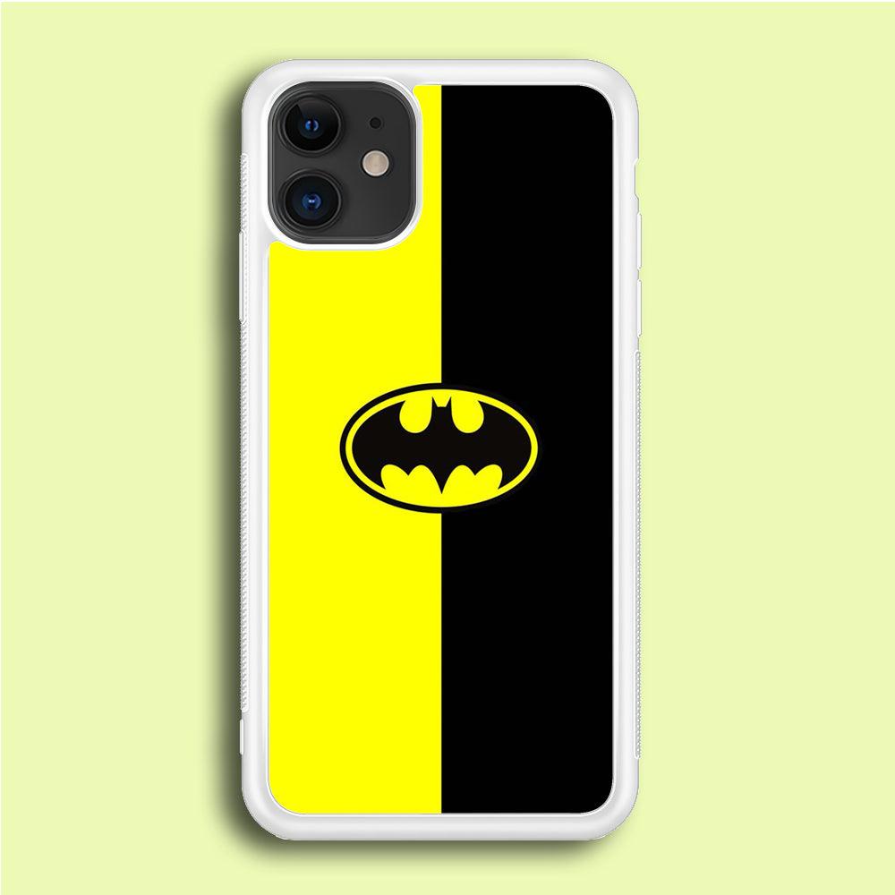 Batman 004 iPhone 12 Case-Rubber / White (2D Case)-Xtracase