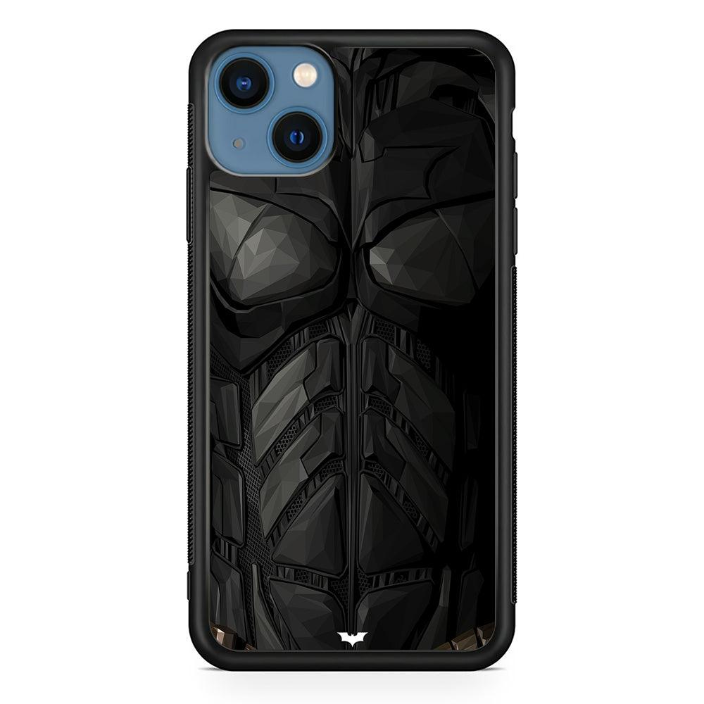Batman Costume Suit iPhone 13 Mini Case-Rubber / Black (2D Case)-Xtracase