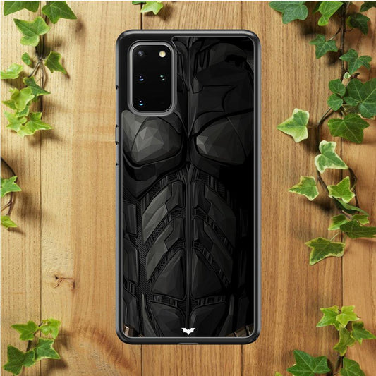 Batman Costume Suit Samsung Galaxy S20 Plus Case-Rubber / Black (2D Case)-Xtracase