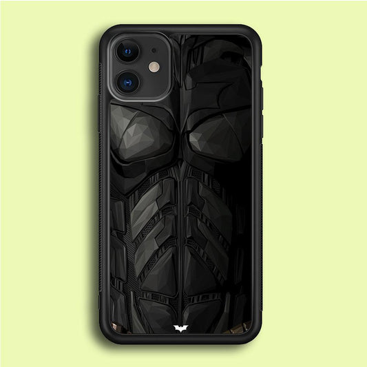 Batman Costume Suit iPhone 12 Case-Rubber / Black (2D Case)-Xtracase