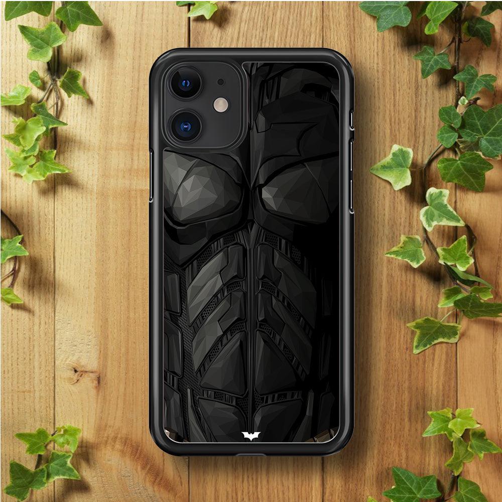 Batman Costume Suit iPhone 11 Case-Rubber / Black (2D Case)-Xtracase
