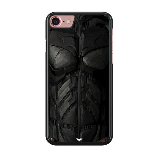 Batman Costume Suit iPhone SE 2020 Case-Rubber / Black (2D Case)-Xtracase