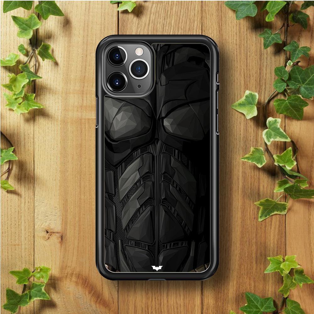 Batman Costume Suit iPhone 11 Pro Max Case-Rubber / Black (2D Case)-Xtracase
