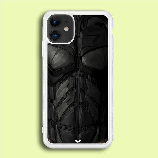 Batman Costume Suit iPhone 12 Mini Case-Rubber / White (2D Case)-Xtracase