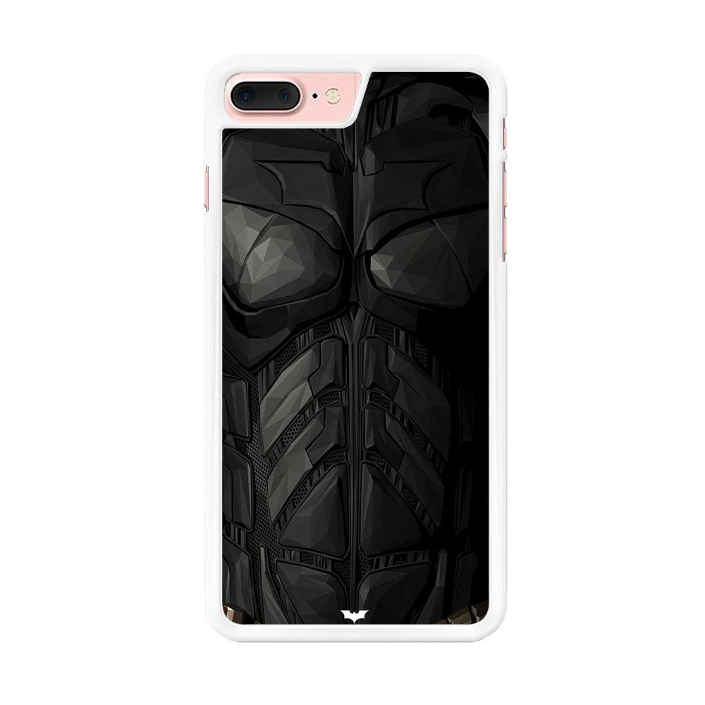 Batman Costume Suit iPhone 7 Plus Case-Rubber / White (2D Case)-Xtracase