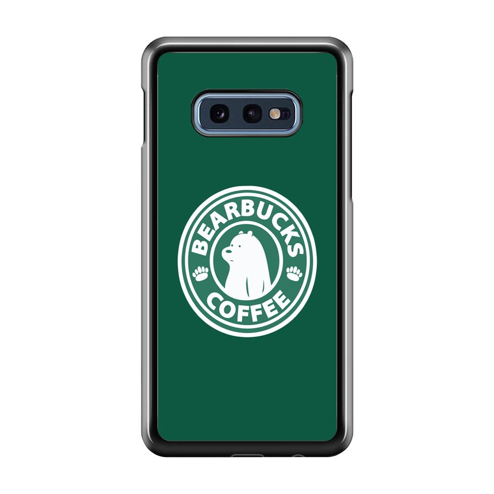 Bearbucks Coffee Samsung Galaxy S10E Case-Plastic / Full Wrap (3D Case)-Xtracase
