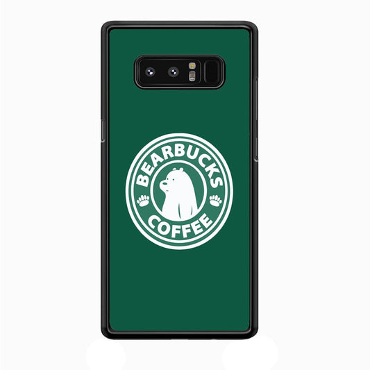 Bearbucks Coffee Samsung Galaxy Note 8 Case-Plastic / Full Wrap (3D Case)-Xtracase