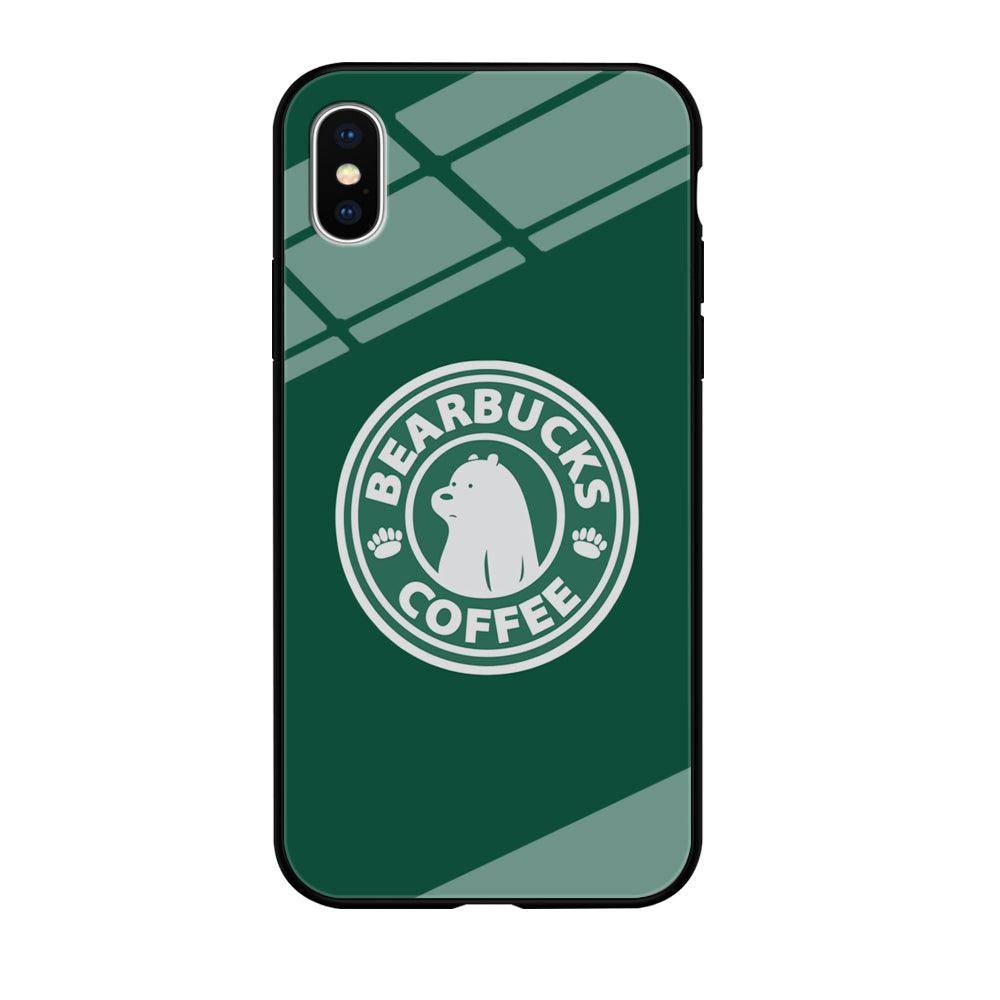 Bearbucks Coffee iPhone Xs Max Case-Tempered Glass Case-Xtracase