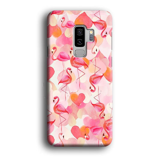 Beautiful Flamingo Art Samsung Galaxy S9 Plus 3D Case-Xtracase