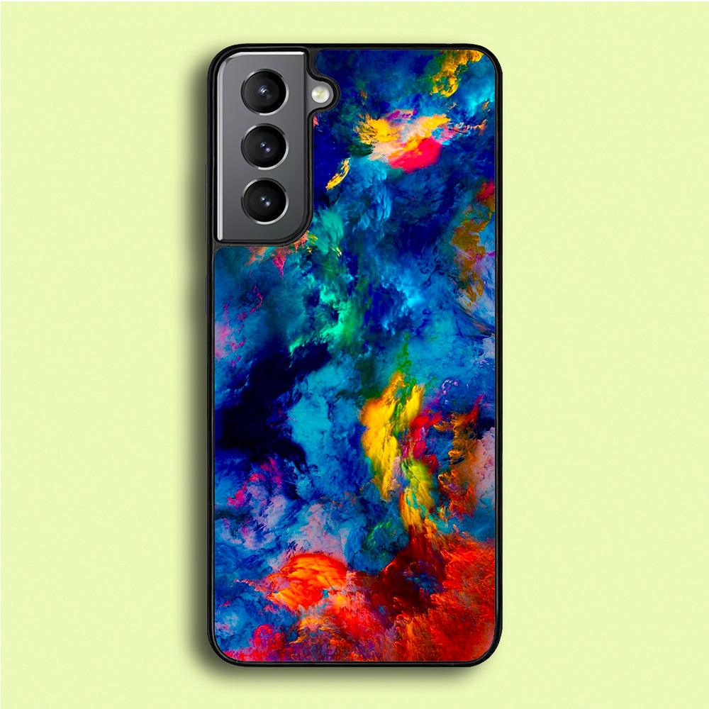 Beautiful Marble Colorful 001 Samsung Galaxy A16 Case-Rubber / Black (2D Case)-Xtracase