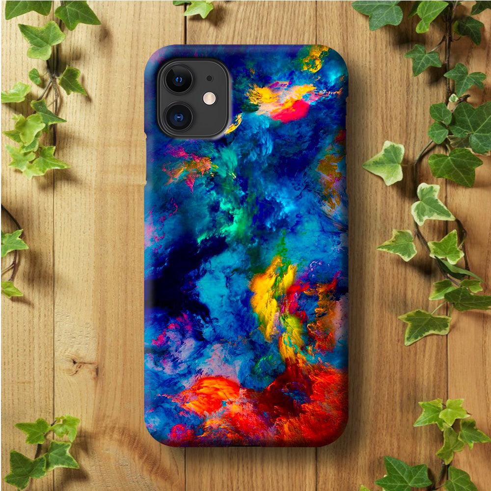 Beautiful Marble Colorful 001 iPhone 11 Case-Plastic / Full Wrap (3D Case)-Xtracase