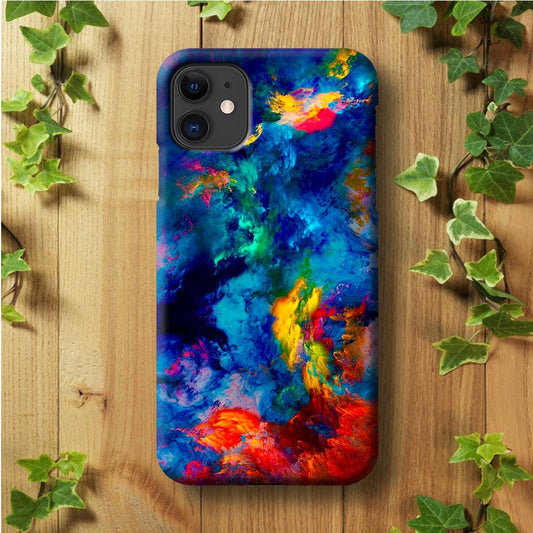 Beautiful Marble Colorful 001 iPhone 11 Case-Plastic / Full Wrap (3D Case)-Xtracase