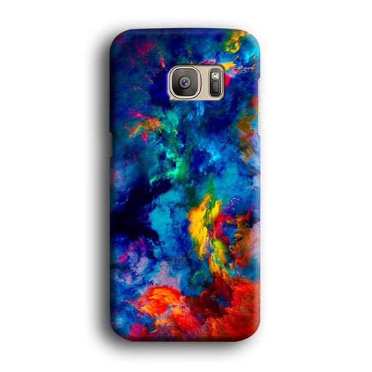 Beautiful Marble Colorful 001 Samsung Galaxy S7 Edge Case-Plastic / Full Wrap (3D Case)-Xtracase