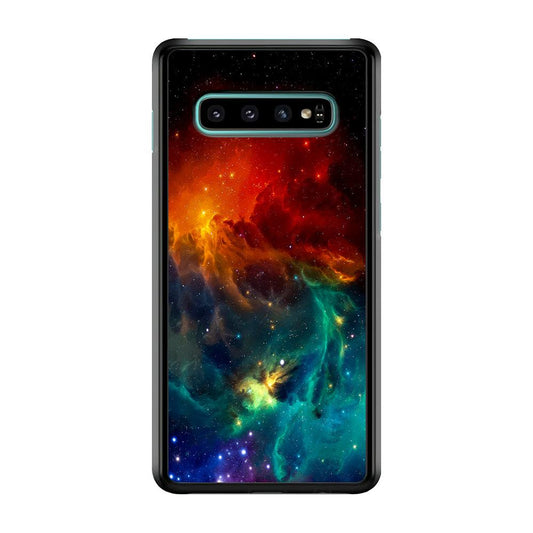 Beautiful Space Colorful 001 Samsung Galaxy S10 Case-Plastic / Full Wrap (3D Case)-Xtracase