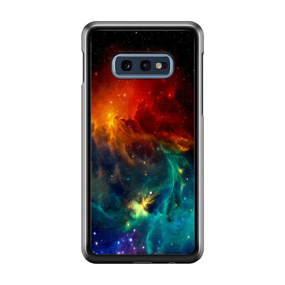 Beautiful Space Colorful 001 Samsung Galaxy S10E Case-Plastic / Full Wrap (3D Case)-Xtracase
