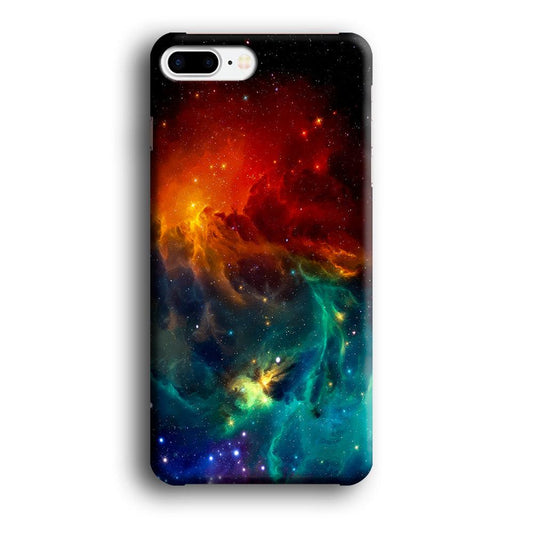 Beautiful Space Colorful 001 iPhone 8 Plus Case-Plastic / Full Wrap (3D Case)-Xtracase