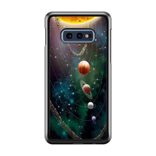 Beautiful Space Colorful 002 Samsung Galaxy S10E Case-Plastic / Full Wrap (3D Case)-Xtracase