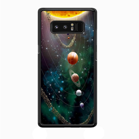 Beautiful Space Colorful 002 Samsung Galaxy Note 8 Case-Plastic / Full Wrap (3D Case)-Xtracase