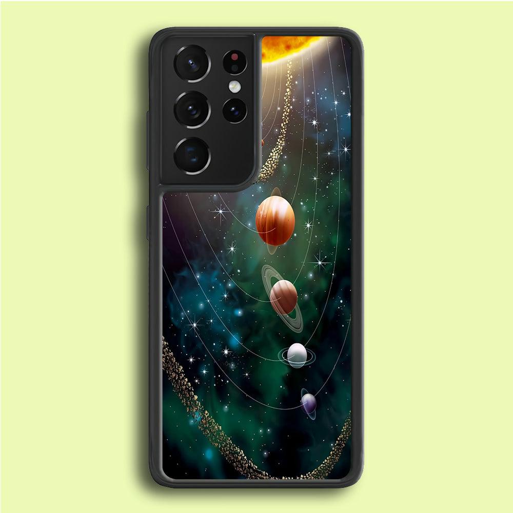 Beautiful Space Colorful 002 Samsung Galaxy S21 Ultra Case-Plastic / Full Wrap (3D Case)-Xtracase