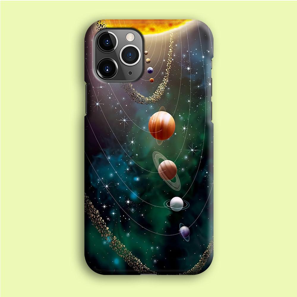 Beautiful Space Colorful 002 iPhone 12 Pro Case-Plastic / Full Wrap (3D Case)-Xtracase