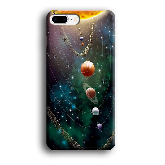 Beautiful Space Colorful 002 iPhone 7 Plus Case-Plastic / Full Wrap (3D Case)-Xtracase