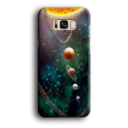 Beautiful Space Colorful 002 Samsung Galaxy S8 Plus Case-Plastic / Full Wrap (3D Case)-Xtracase