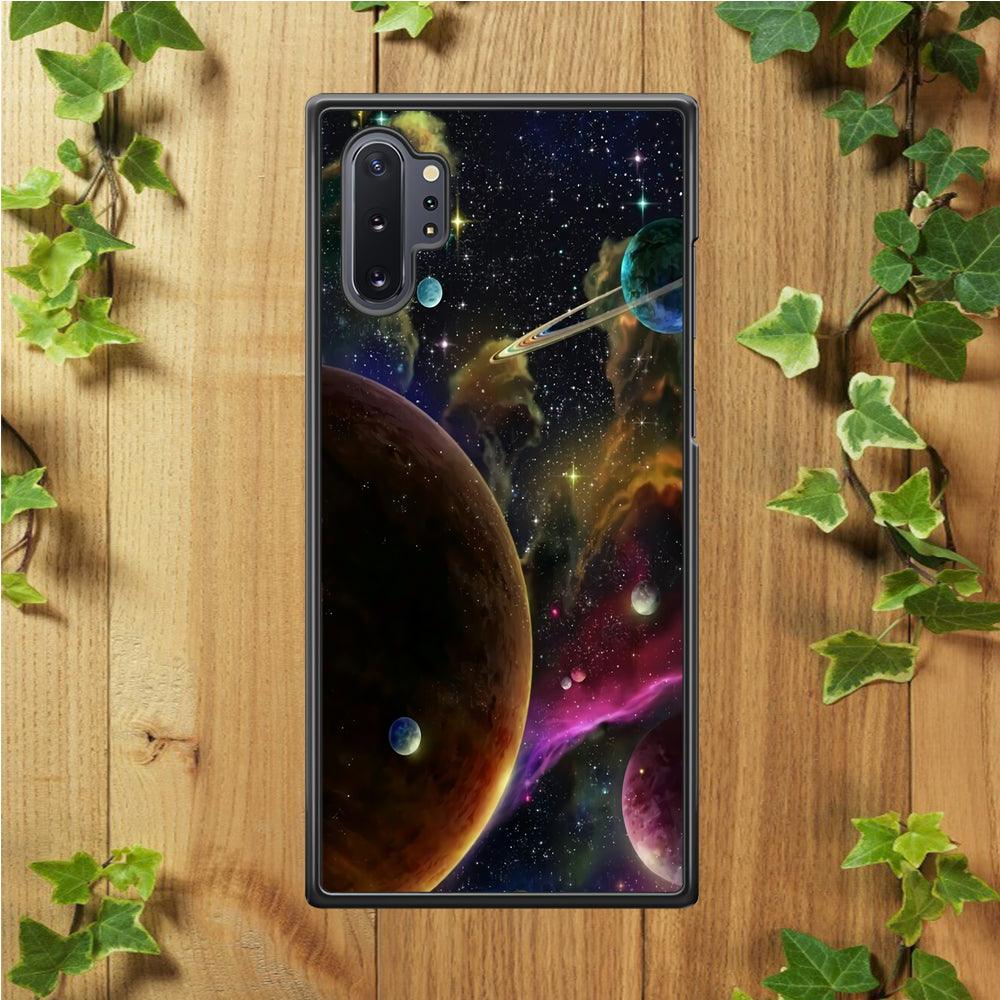 Beautiful Space Colorful 006 Samsung Galaxy Note 10 Plus Case-Plastic / Full Wrap (3D Case)-Xtracase