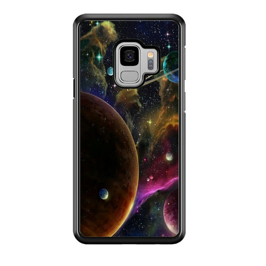 Beautiful Space Colorful 006 Samsung Galaxy S9 Case-Plastic / Full Wrap (3D Case)-Xtracase