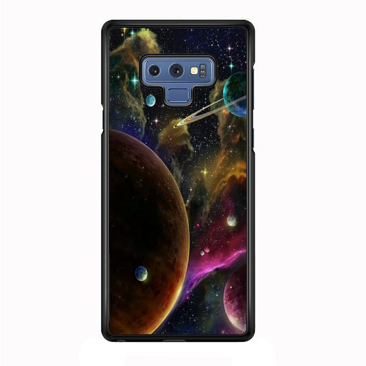 Beautiful Space Colorful 006 Samsung Galaxy Note 9 Case-Plastic / Full Wrap (3D Case)-Xtracase