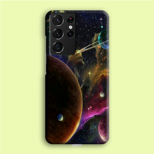 Beautiful Space Colorful 006 Samsung Galaxy S21 Ultra Case