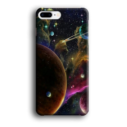 Beautiful Space Colorful 006 iPhone 7 Plus Case-Plastic / Full Wrap (3D Case)-Xtracase
