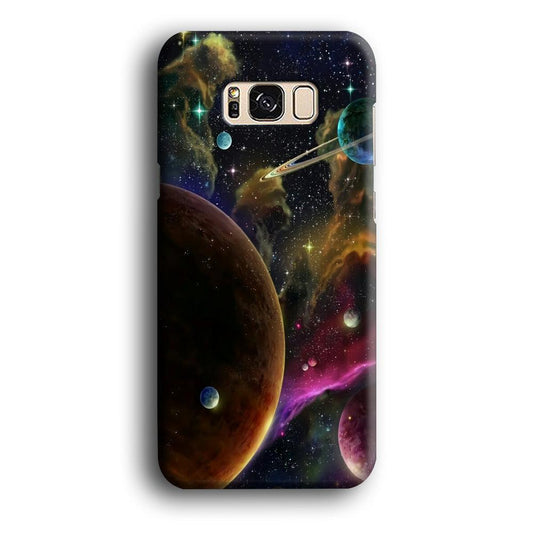Beautiful Space Colorful 006 Samsung Galaxy S8 Plus Case-Plastic / Full Wrap (3D Case)-Xtracase