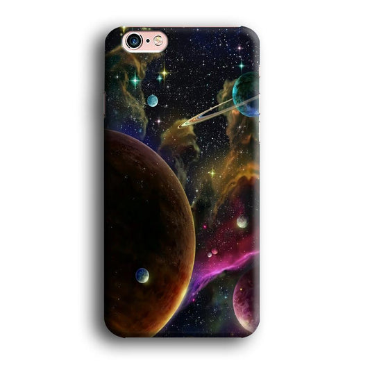 Beautiful Space Colorful 006 iPhone 6 | 6s Case-Plastic / Full Wrap (3D Case)-Xtracase